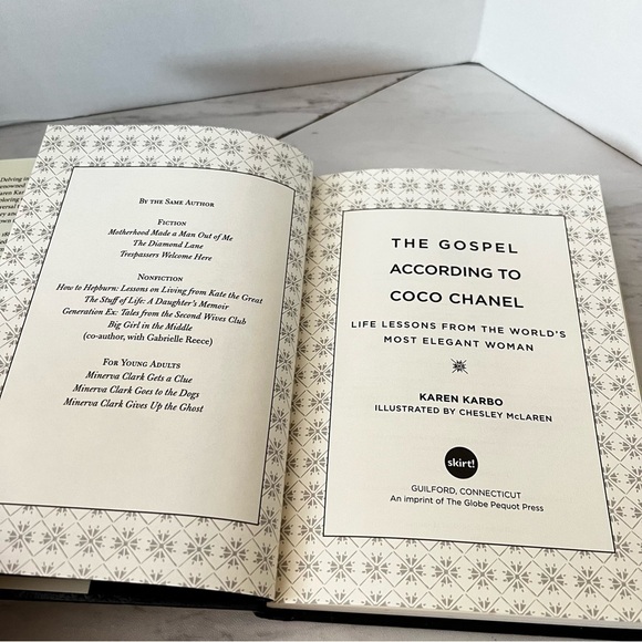 The Gospel According to Coco Chanel Hard Cover Book 8" X 5.5" By Karen Karbo - Picture 4 of 13